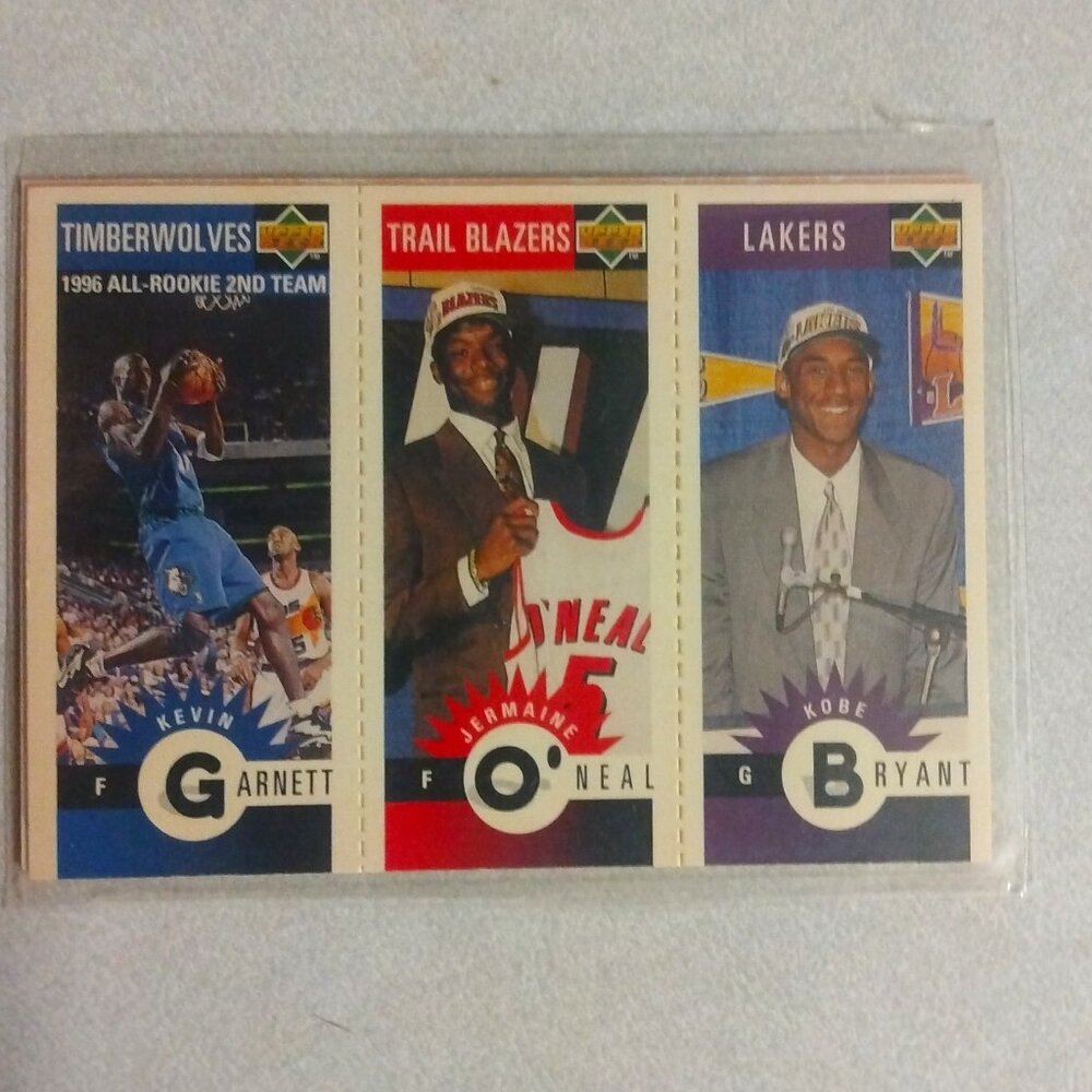 Kobe Bryant Lakers trade card